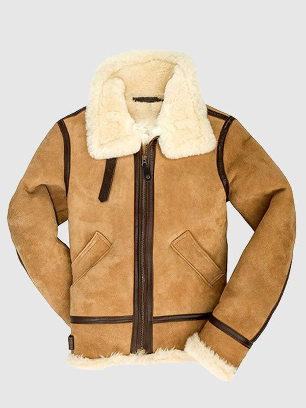 B3 Bomber Suede Leather Jacket