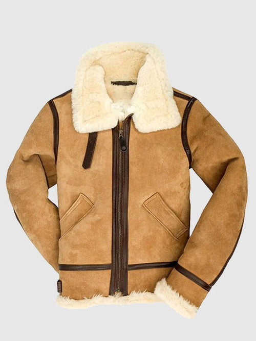 B3 Bomber Suede Leather Jacket