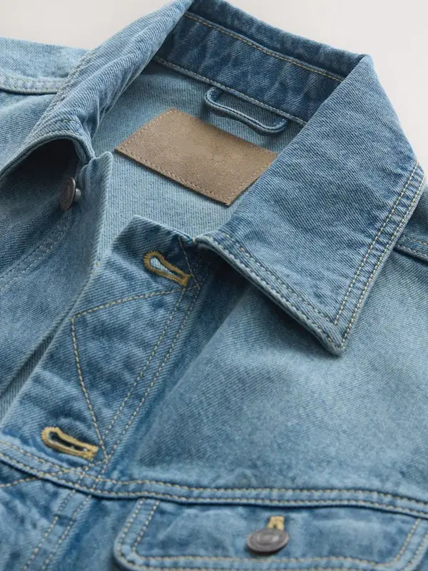 Blue Denim Jacket For Men & Women