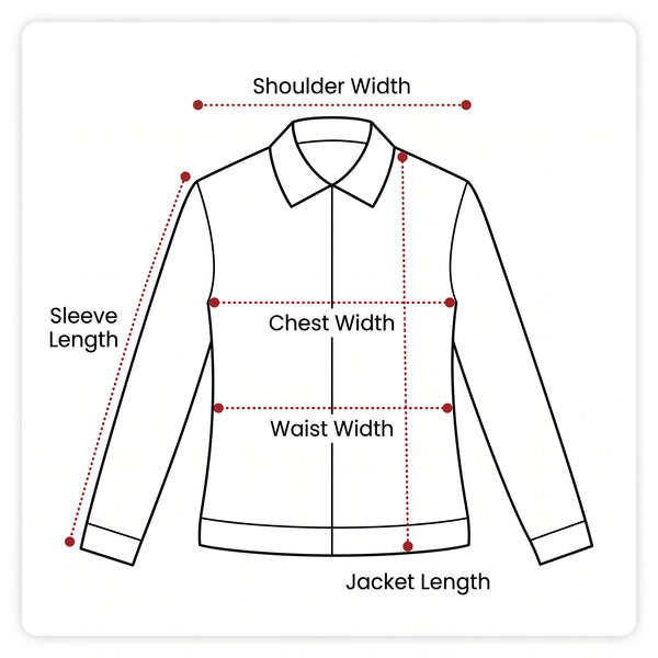 How to measure jacket front