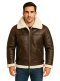 Men B3 Sheepskin Bomber Jacket