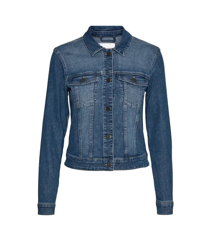 Navy Blue Denim Jacket