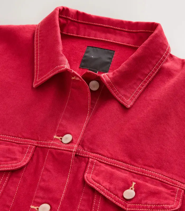 Red Denim Jacket