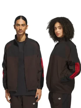 The iconic Adidas Skateboarding Gatsele Track Jacket in a classic fit.